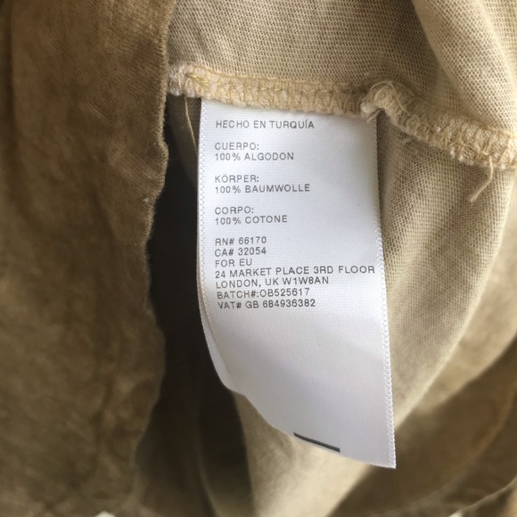 Urban Outfitters Men Yellow Layered Hooded Tee - Picture 5 of 6